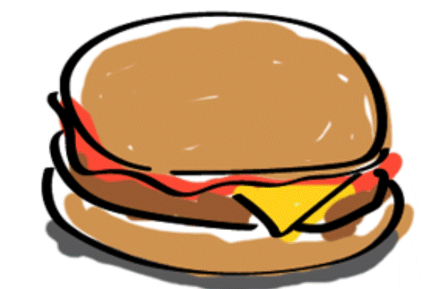 【画像】このハンバーガー３０分以内に食べたら無料！